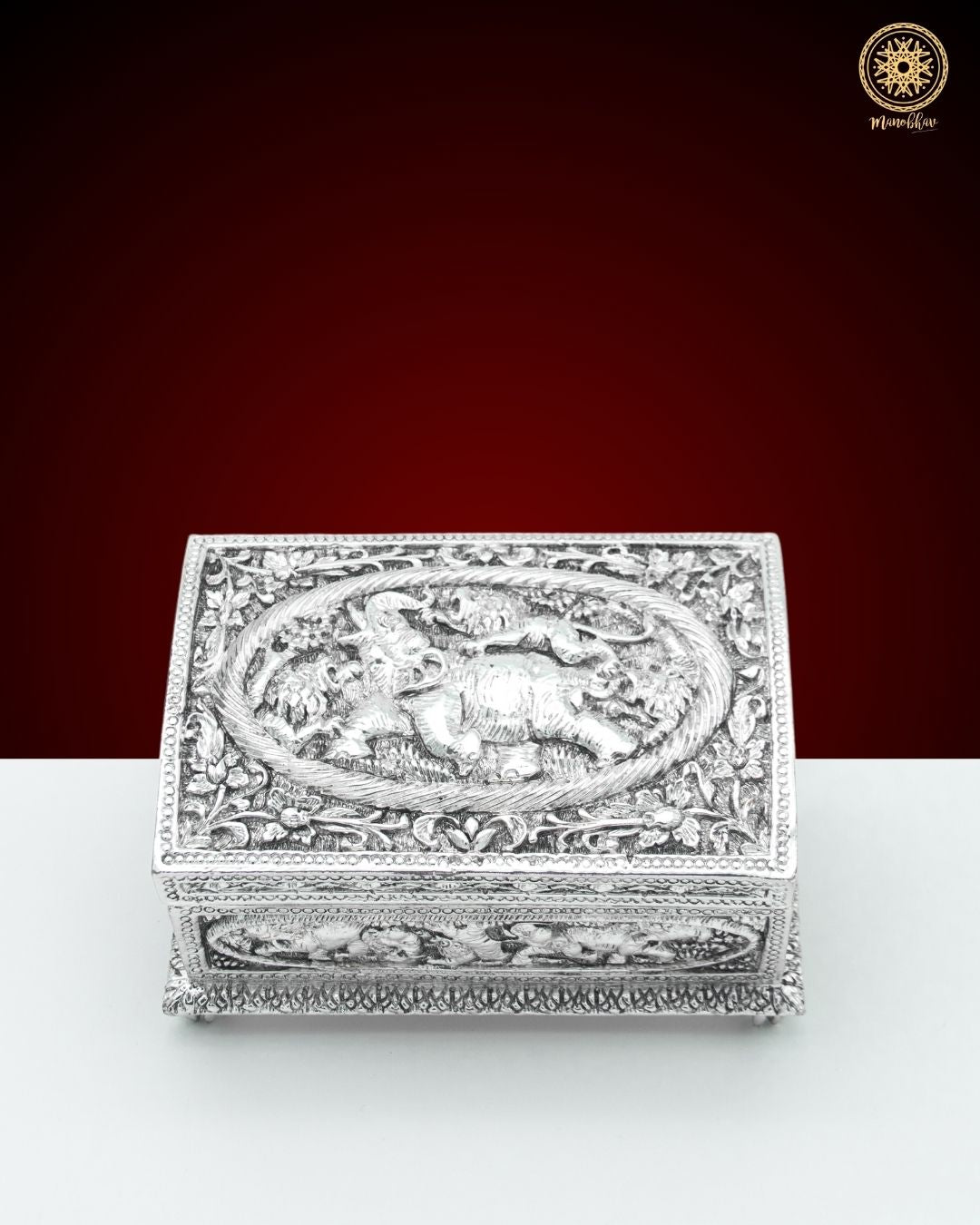 Vintage Silver Plated Jewelry Box buy