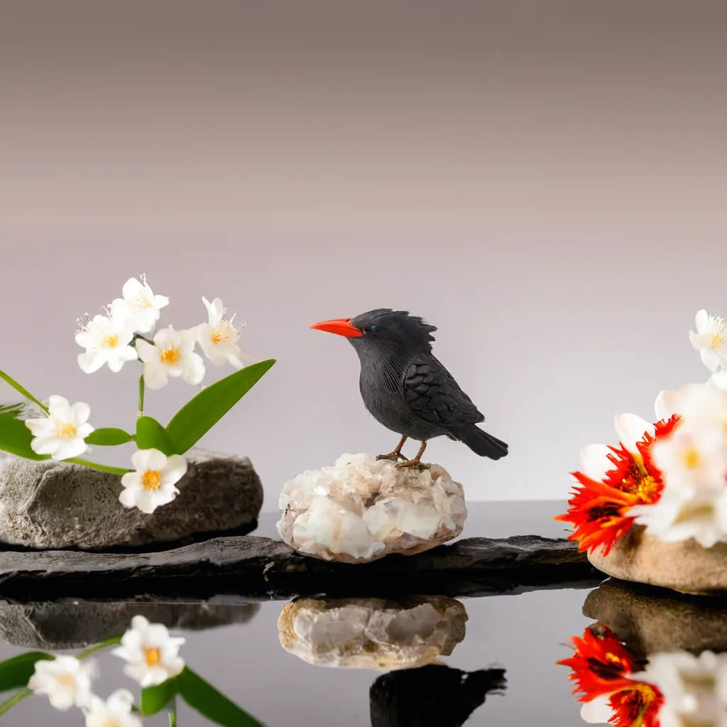 Decorating Your Home with Figurines: Tips and Ideas Using Semi Precious Stone Birds