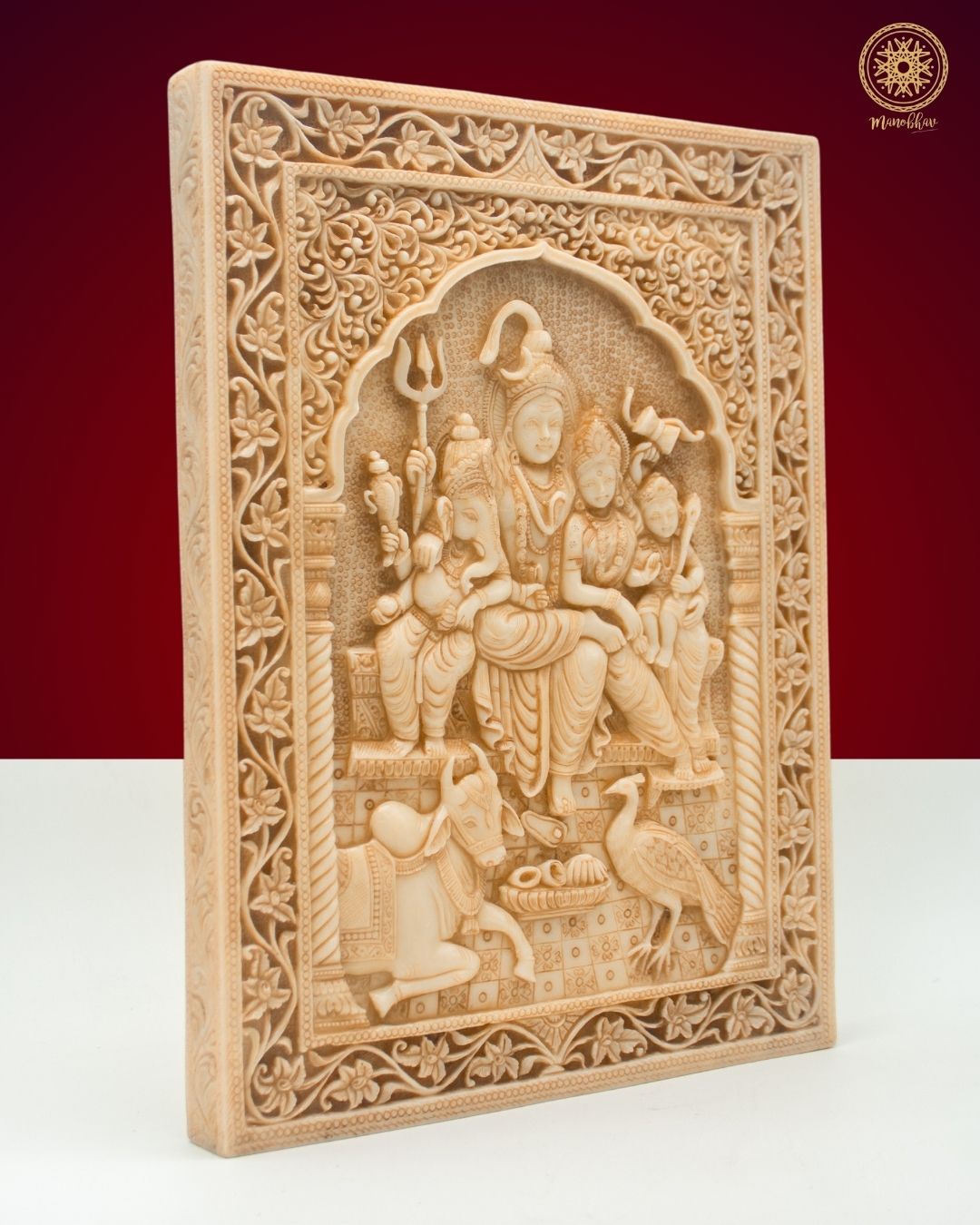 Hand-Craved Hindu Sculpture Wall Hangings - for Home, Temple, Puja | Religious Decor & Gift