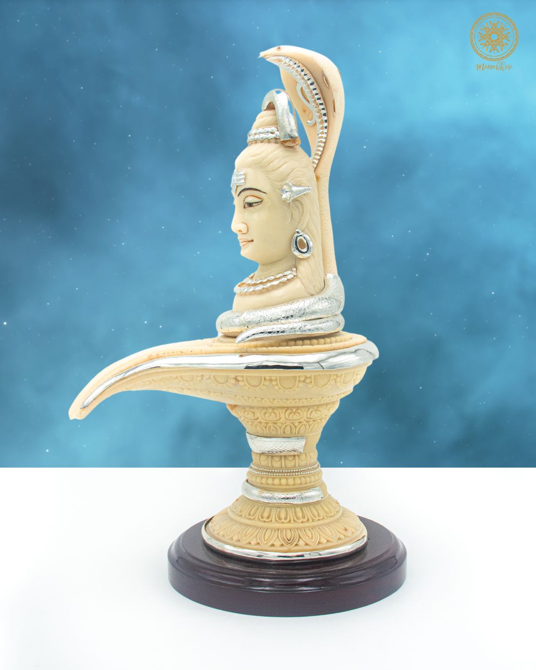 Hand Carved Resin Shiva Idol for Home | Spiritual Shiva Linga Statue