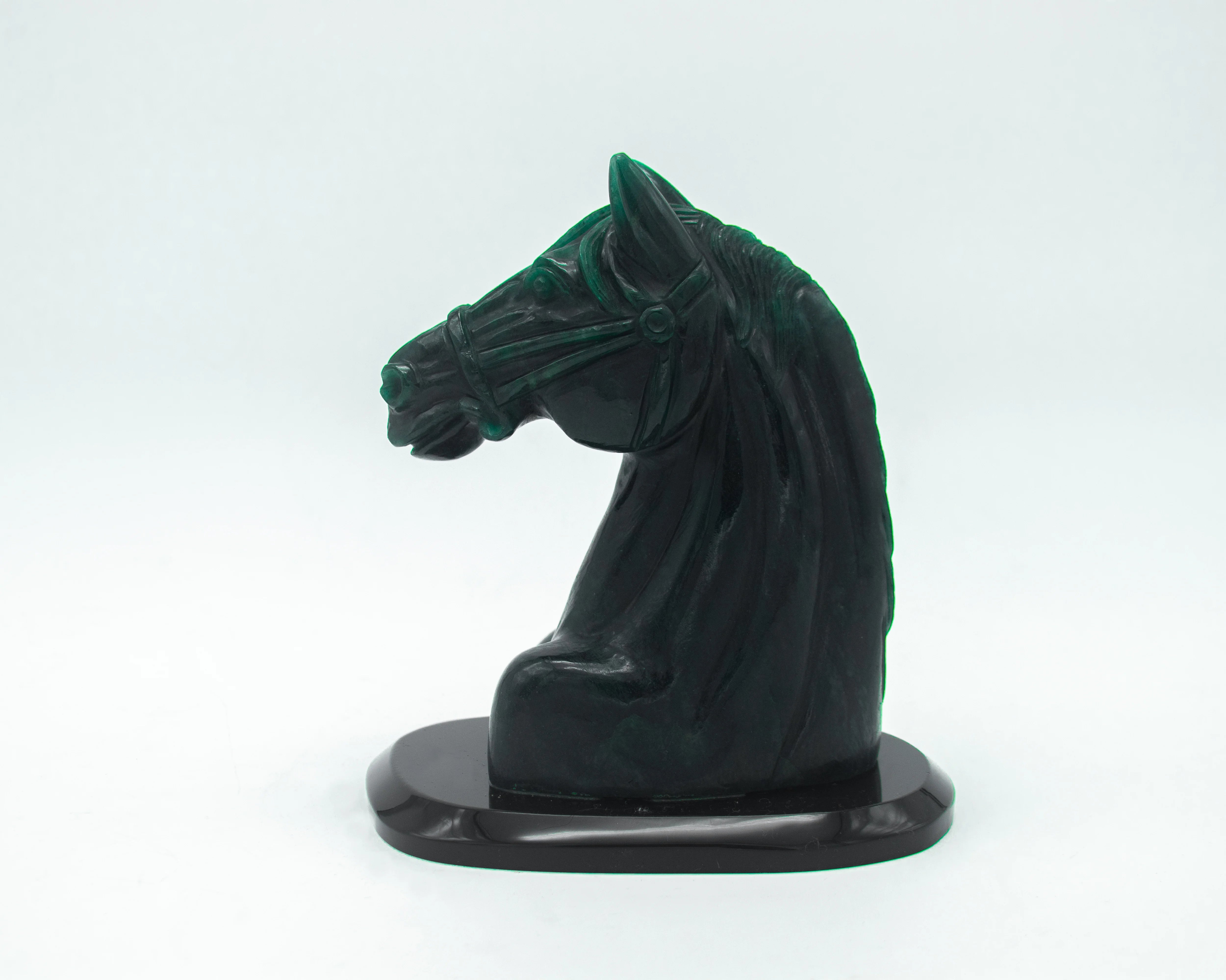 Handcrafted Green Aventurine Horse Statue | Gemstone Sculpture Figurine